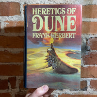 Heretics of Dune - Frank Herbert 1984 2nd Impression GP Putnam Sons Hardback - Abe Echevarria Cover
