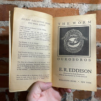 The Worm Ouroboros - E.R. Eddison - 1967 Ballantine Paperback Edition - Barbara Remington Covers