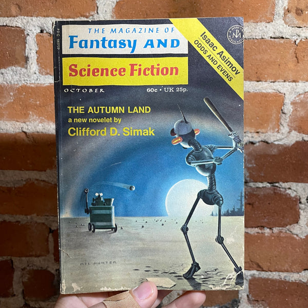The Magazine of Fantasy and Science Fiction, Oct. 1971 - The Autumn Land - Mel Hunter Cover