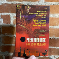 Preferred Risk - Edson McCann - 1962 1st Dell Books Paperback Richard Powers Cover