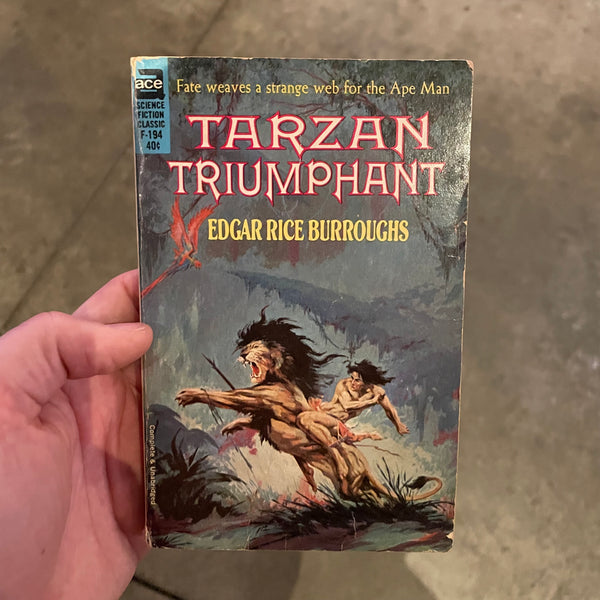 Tarzan Triumphant - Edgar Rice Burroughs - Ace Books - Roy Krenkel, Jr.