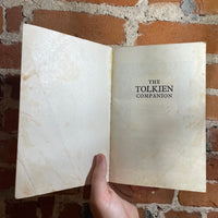 The Tolkien Companion - J.E.A. Tyler 1977 Avon Books vintage Paperback - Joseph Zucker Cover