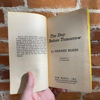 The Day Before Tomorrow - Gerald Klein - 1972 Daw Books Paperback