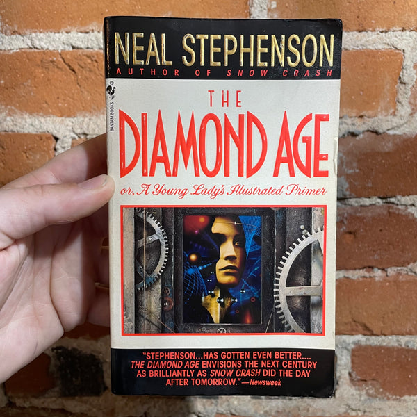 The Diamond Age - Neal Stephenson 1996 Bruce Jensen Cover Paperback