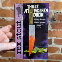 Three at Wolfe’s Door - Rex Stout - 1961 Bantam Books Paperback