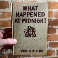What Happened At Midnight (The Hardy Boys #10) - Franklin W. Dixon 1931 Grosset & Dunlap vintage hardback