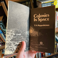 Colonies In Space - T.A. Heppenheimer - 1978 Warner Books Paperback John Berkey Cover
