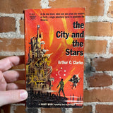 The City and the Stars - Arthur C. Clarke - 1957 First Printing Signet Books Paperback - Richard Powers