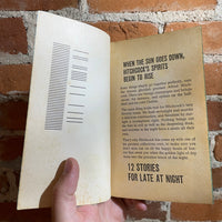 12 Stories For Late At Night: Edited by Alfred Hitchcock 1976 1st Dell Books Paperback