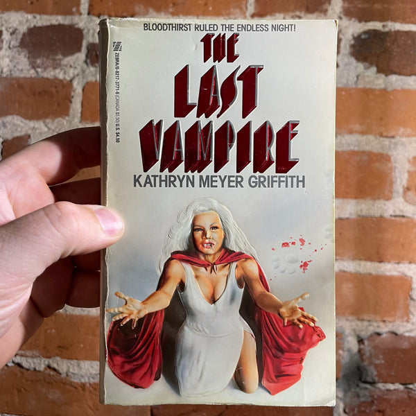 The Last Vampire - Kathryn Meyer Griffith - 1992 Zebra Books Paperback