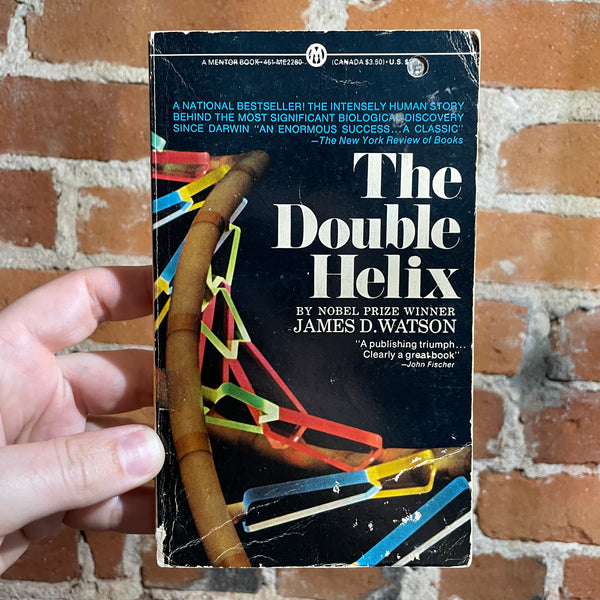 The Double Helix: A Personal Account of the Discovery of the Structure of DNA - James D. Watson 1969 Mentor Paperback