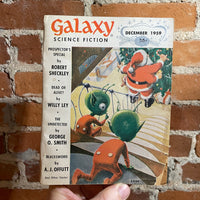 Galaxy Science Fiction - December 1959 - Includes Philip K. Dick’s War Games - Christmas Sci-Fi Cover