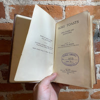 More Toasts - Compiled by Marion Dix Mosher 1922 The H.W. Wilson Company Hardback