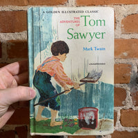 The Adventures of Tom Sawyer - Mark Twain (1965 Vintage Golden Illustrated Hardback Classic)