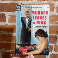 Murder Leaves A Ring - Fay Grissom Stanley - 1950 Dell Books Paperback