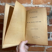 Ivanhoe- Sir Walter Scott Hurst & Company vintage hardback
