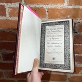 Plato, Epictetus, & Marcus Aurelius - The Harvard Classics - 1980 Hardback