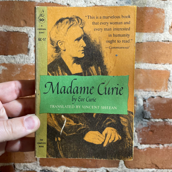 Madame Curie - Eve Curie - 1958 Pocket Books Paperback
