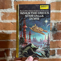 When The Green Star Calls - Lin Carter - Lin Carter - 1973 Daw Books Paperback - Luis Dominguez Cover