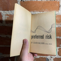 Preferred Risk - Edson McCann - 1962 1st Dell Books Paperback Richard Powers Cover