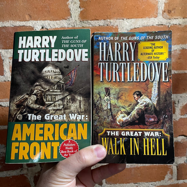 American Front & Walk in Hell - Harry Turtledove Paperbacks - Great War Books 1 and 2 -