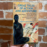 Great Tales of Action & Adventure - Edited by George Bennett - 1971 Dell Books - Richard Powers Cover