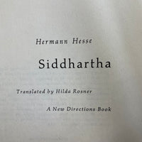 Siddhartha - Hermann Hesse, Hilda Rosner (Translator) - 18th Printing New Directions Paperback