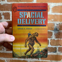 Ace Double - Spacial Delivery / Delusion World - Gordon R. Dickson - Ed Valigursky Cover