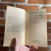 New Worlds of Fantasy - Edited by Terry Carr - 1967 Ace Books Paperback - Frank Kelly Freas Cover