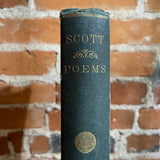 Scott Poems - The Poetical Works of Sir Walter Scott, Bart., 1869Illustrated D. Appleton & Company Hardback