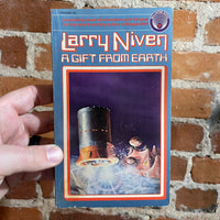 A Gift from Earth - Larry Niven - 1971 Ballantine Books Paperback Edition - Rick Sternbach Cover