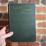 Elements of Ethics - Noah K. Davis, PhD - Silver, Burdett and Company 1900 Hardback