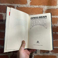 Eternity - Greg Bear - 1988 BCE Warner Books Hardback - Ron Miller Cover