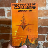 Sky Pirates Callisto - Lin Carter - 1973 Orbit Books Paperback