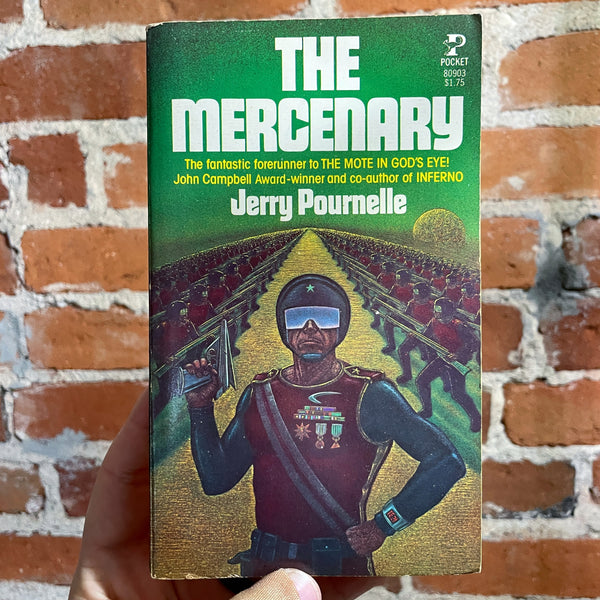 The Mercenary - Jerry Pournelle - 1977 Pocket Books Paperback - Edward Soyka Cover