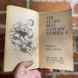 The Year’s Best Fantasy Stories: 4 - Edited by Lin Carter 1978 Daw Books - Esteban Maroto Cover