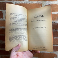Capone: The Life and World of Al Capone - John Kobler - 1972 Paperback