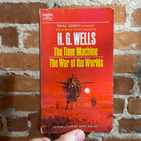 The Time Machine / War of the Worlds - H.G. Wells - 1968 Fawcett Crest Paperback - Isaac Asimov Introduction