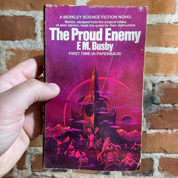 The Proud Enemy - F.M. Busby - 1975 Paul Lehr Cover - Berkley Paperback