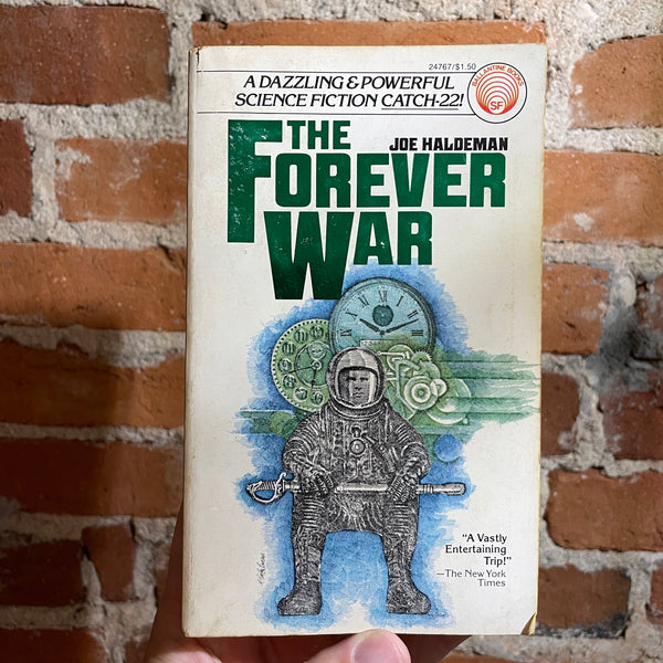 The Forever War - Joe Haldeman - 1976 1st Printing Ballantine Paperback