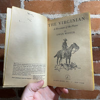 The Virginian: A Horseman of the Plains - Owen Wister - 1962 Pocket Book vintage paperback