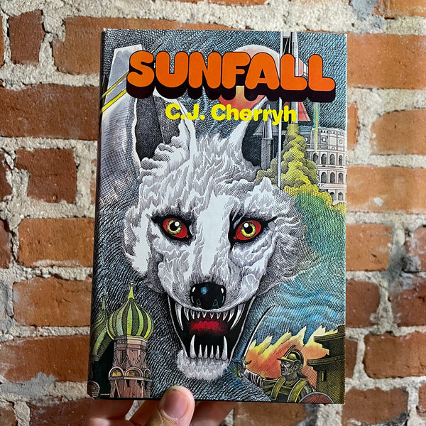 Sunfall - C.J. Cherryh - 1981 BCE Hardback Daw Printing - Gary Viskupic Cover