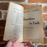 Expedition to Earth - Arthur C. Clarke - 1961 Ballantine Books Paperback - Richard Powers Cover