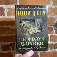Ten Days’ Wonder - Ellery Queen - 1949 Hardback