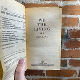 We The Living - Ayn Rand - Signet Books Paperback