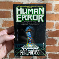 Human Error - Paul Preuss - 1987 TOR Books - Paul Stinson Cover