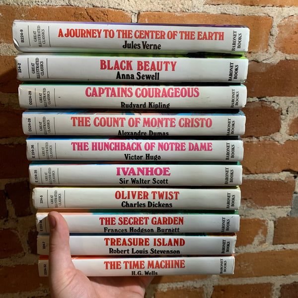 Great Illustrated Classics Chapter Baronet Books Bundle (Lot includes 10 Hardcover)