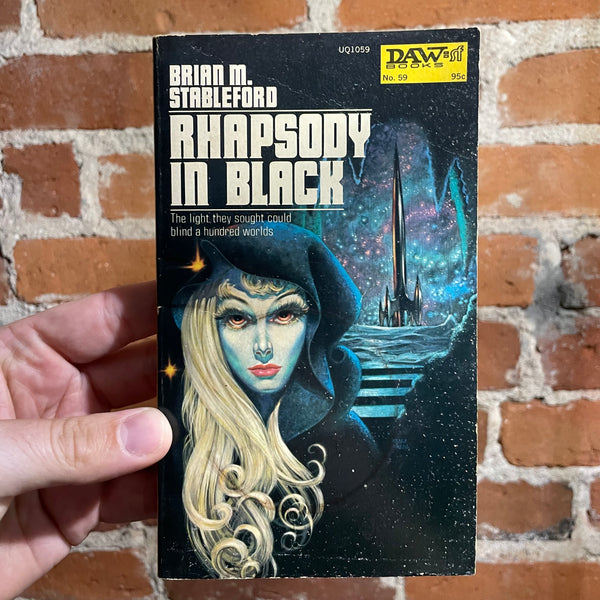 Rhapsody in Black - Brian M. Stableford - 1973 Frank Kelly Freas Cover Daw Paperback